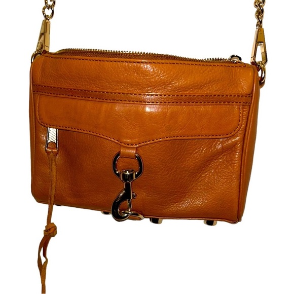 Rebecca Minkoff Handbags - Rebecca Minkoff caramel brown gold hardware Crossbody bag Coachella